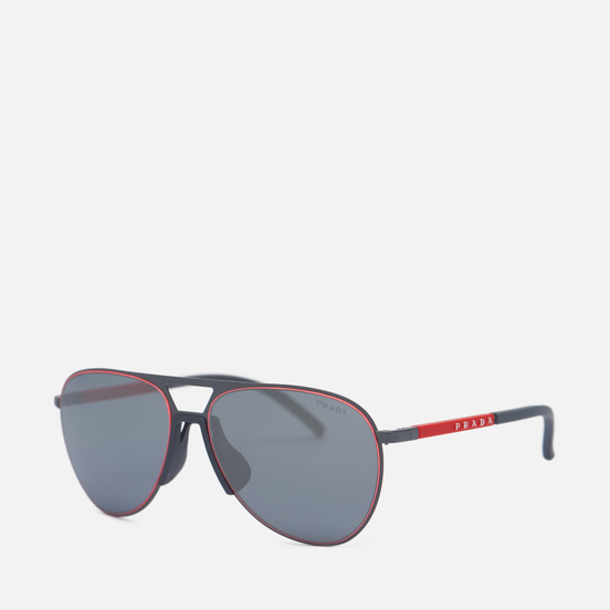 Солнцезащитные очки Prada Linea Rossa 51XS-TWW09L-3N Matte Grey/Grey Mirror Black