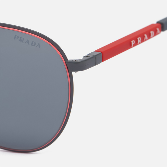 Солнцезащитные очки Prada Linea Rossa 51XS-TWW09L-3N Matte Grey/Grey Mirror Black