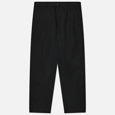 Мужские брюки maharishi Hemp Loose Chino, цвет чёрный, размер S