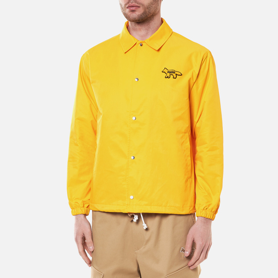 Мужская куртка ветровка Puma x Maison Kitsune Logo Lemon