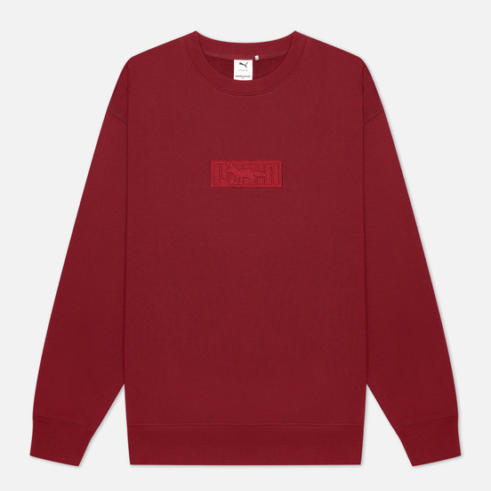 Мужская толстовка Puma x Maison Kitsune Logo Crew Rhododendron