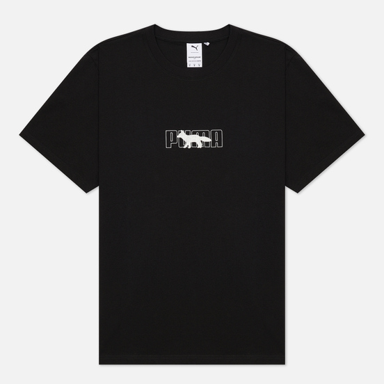 Мужская футболка Puma x Maison Kitsune Logo Oversized Black