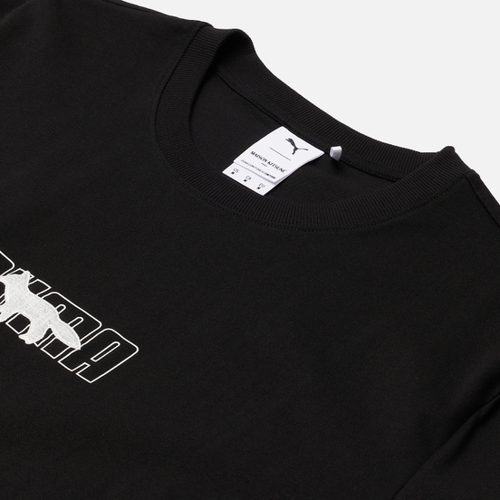 Мужская футболка Puma x Maison Kitsune Logo Oversized Black