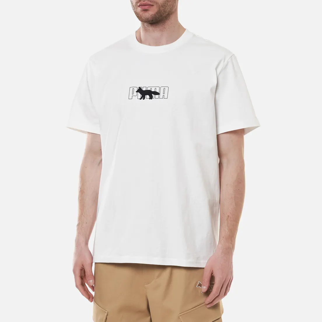 Puma Мужская футболка x Maison Kitsune Logo Oversized
