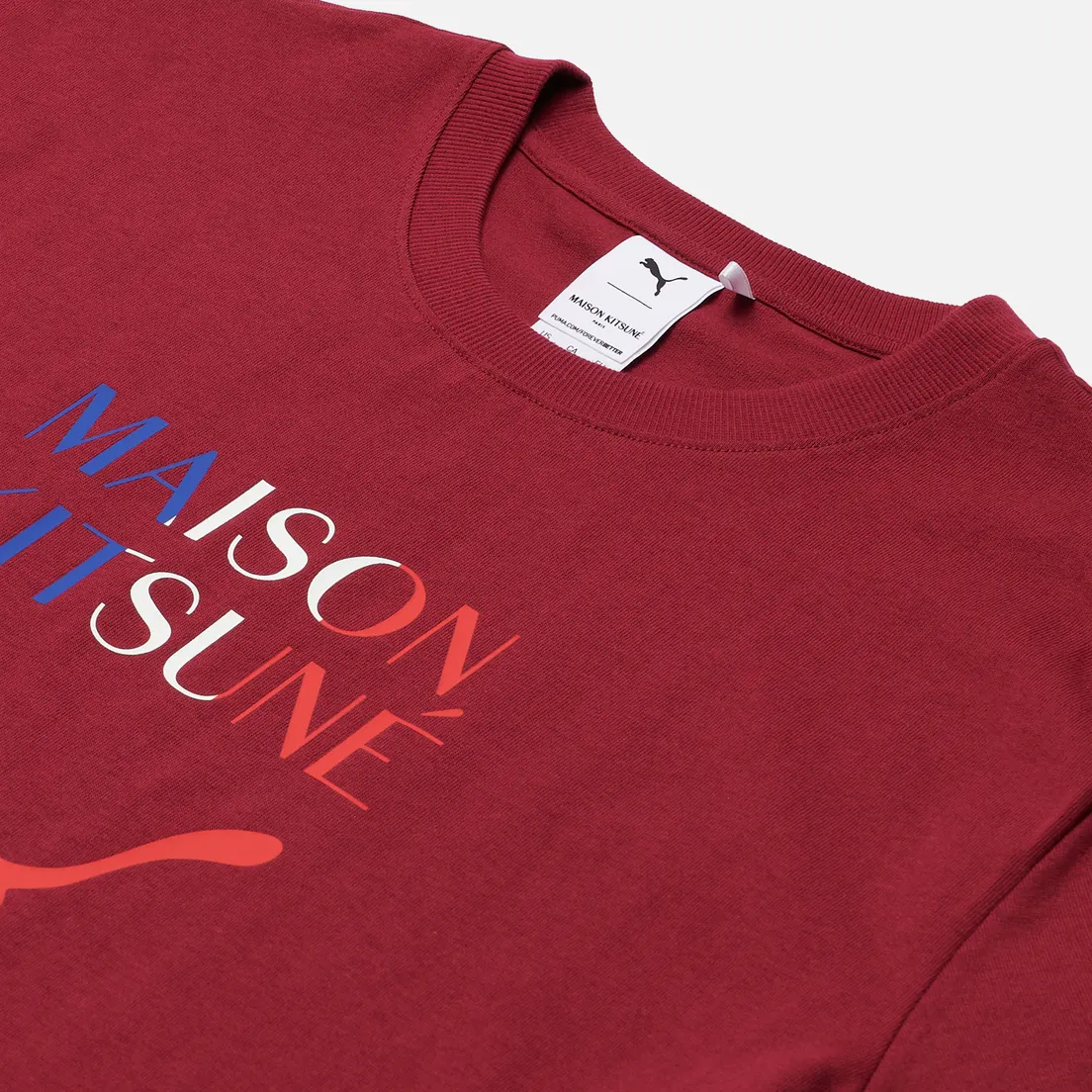 Puma Мужская футболка x Maison Kitsune Logo Oversized