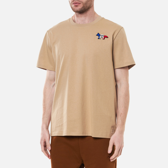 Мужская футболка Puma x Maison Kitsune Logo Oversized Travertine