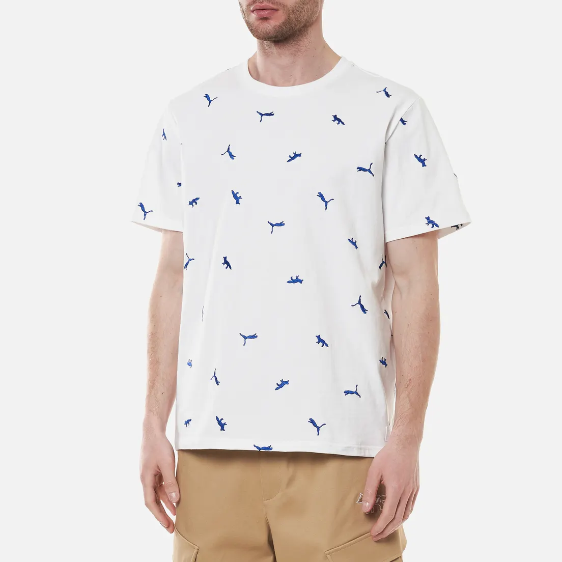 Puma Мужская футболка x Maison Kitsune Logo All Over Print