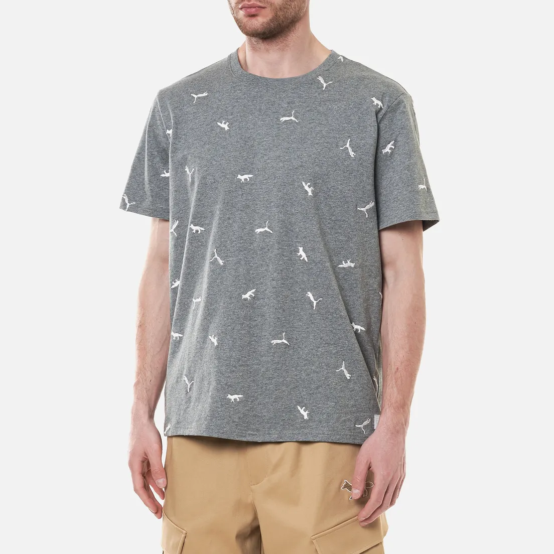 Puma Мужская футболка x Maison Kitsune Logo All Over Print