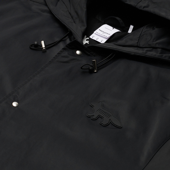 Мужской плащ Puma x Maison Kitsune Logo Long Hooded Black