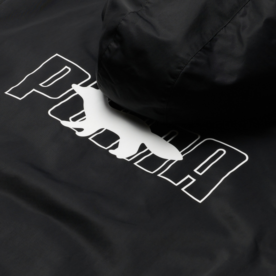 Мужской плащ Puma x Maison Kitsune Logo Long Hooded Black