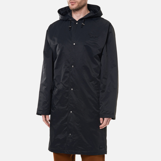 Мужской плащ Puma x Maison Kitsune Logo Long Hooded Black