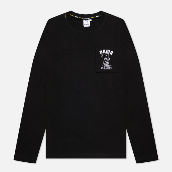 Мужской лонгслив Puma x Peanuts LS Archive Logo Black
