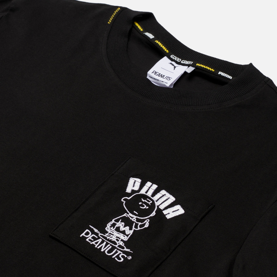 Мужской лонгслив Puma x Peanuts LS Archive Logo Black
