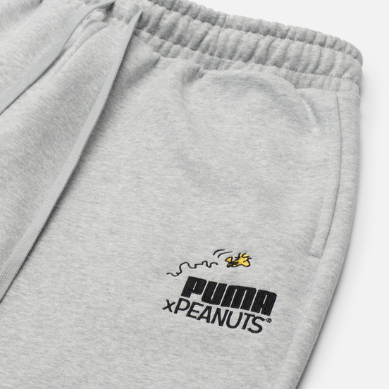 Мужские брюки Puma x Peanuts Archive Logo Light Gray Heather