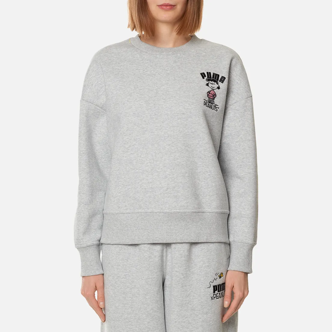 Puma Женская толстовка x Peanuts Archive Logo Crew