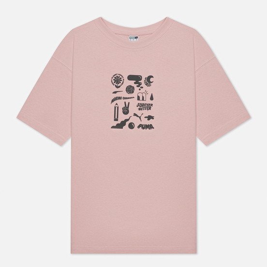 Женская футболка Puma Downtown Graphic Lotus