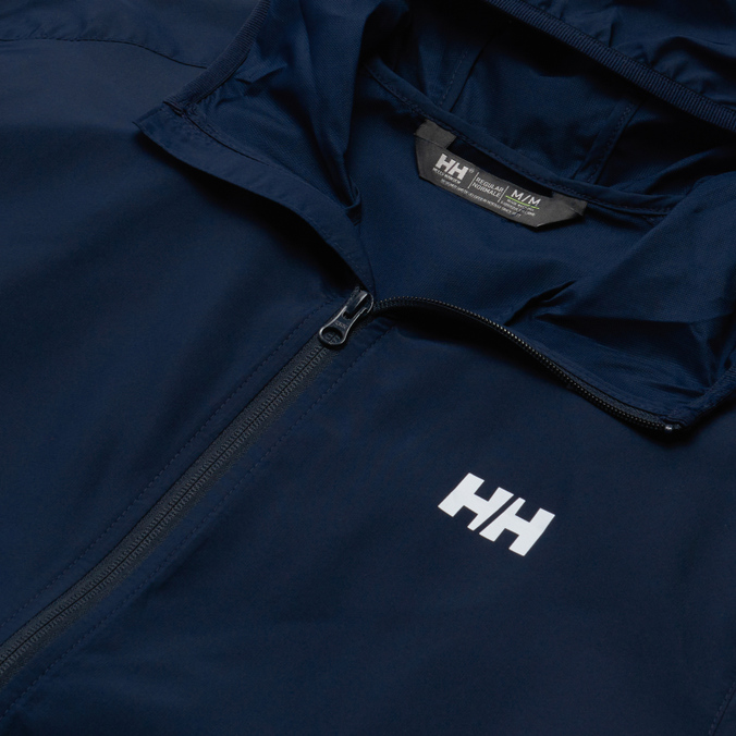 Мужская куртка ветровка Helly Hansen, цвет синий, размер S 53219-597 Juell Light Rain - фото 2