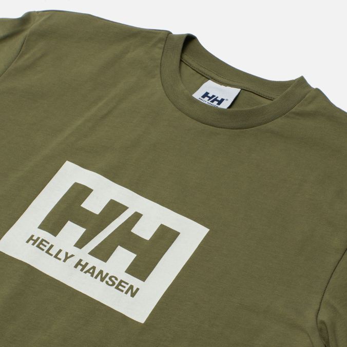 Мужская футболка Helly Hansen, цвет оливковый, размер XL 53285-421 Tokyo - фото 2