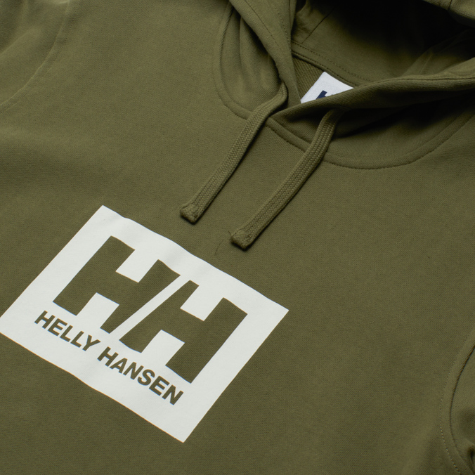 Мужская толстовка Helly Hansen, цвет оливковый, размер XL 53289-421 Tokyo Hoodie - фото 2