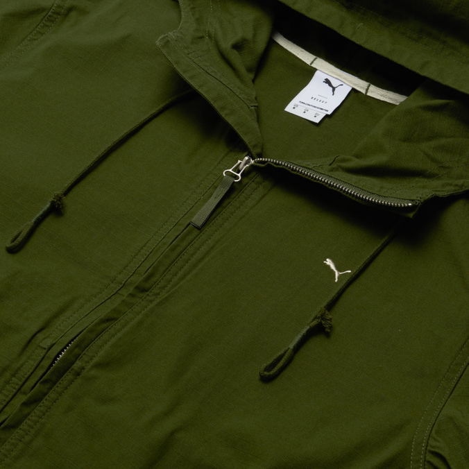 Мужская куртка ветровка Puma, цвет зелёный, размер S 533462-73 MMQ Lightweight Ripstop - фото 2