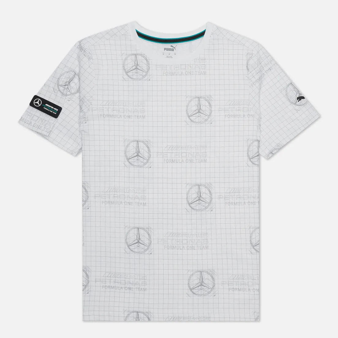 Puma Мужская футболка x Mercedes AMG Petronas F1 Printed Logo