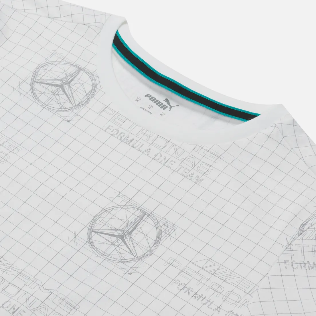 Puma Мужская футболка x Mercedes AMG Petronas F1 Printed Logo