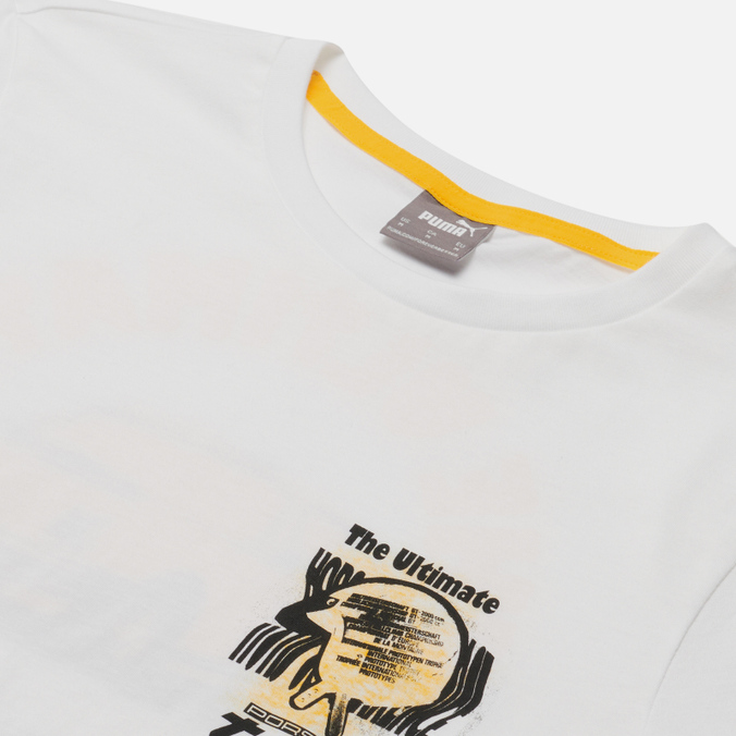 Мужская футболка Puma, цвет белый, размер S 533785-07 x Porsche Legacy Graphic - фото 2