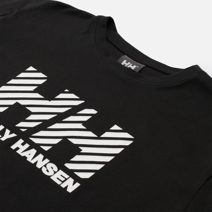 Мужская футболка Helly Hansen, цвет чёрный, размер L 53428-990 Active - фото 2