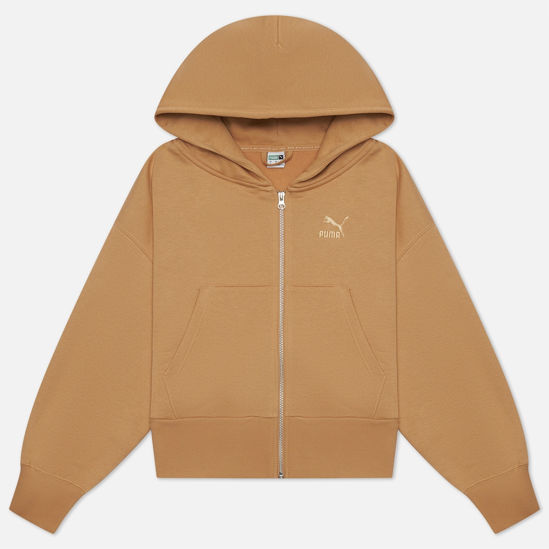 Puma Женская толстовка Classics Fleece Full-Zip Oversized Hoodie