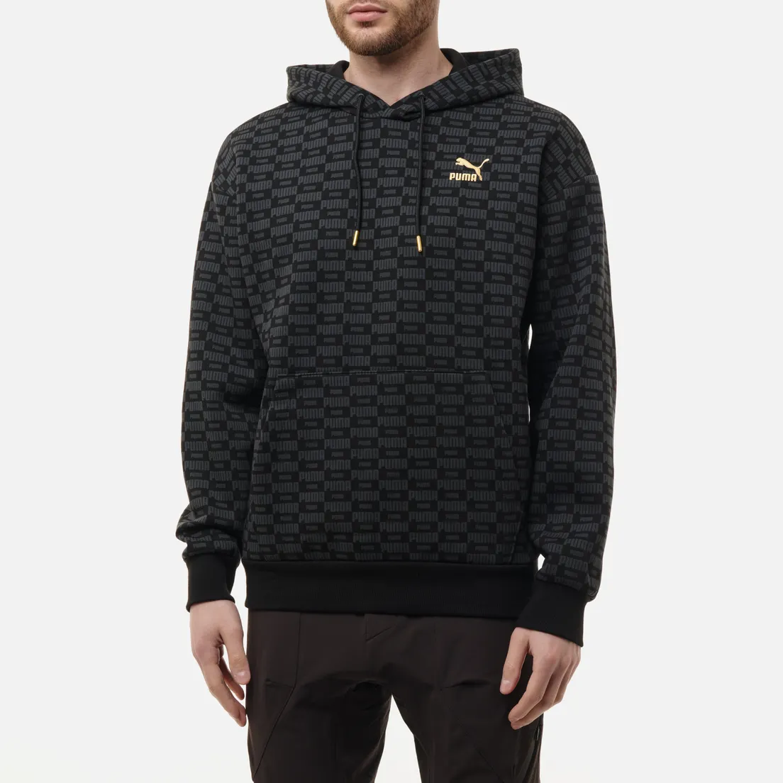 Puma Мужская толстовка Luxe All Over Print Hoodie
