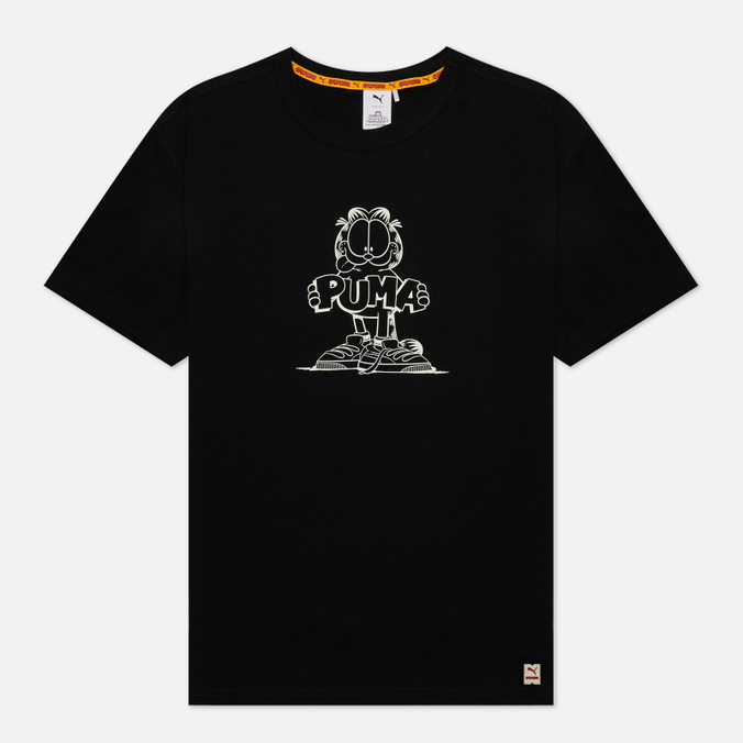 Мужская футболка Puma, цвет чёрный, размер S 534433-01 x Garfield Graphic - фото 1