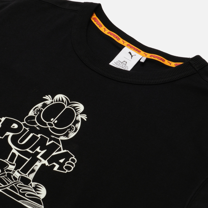Мужская футболка Puma, цвет чёрный, размер S 534433-01 x Garfield Graphic - фото 2