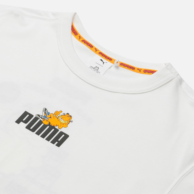 Мужская футболка Puma, цвет белый, размер S 534433-02 x Garfield Graphic - фото 2