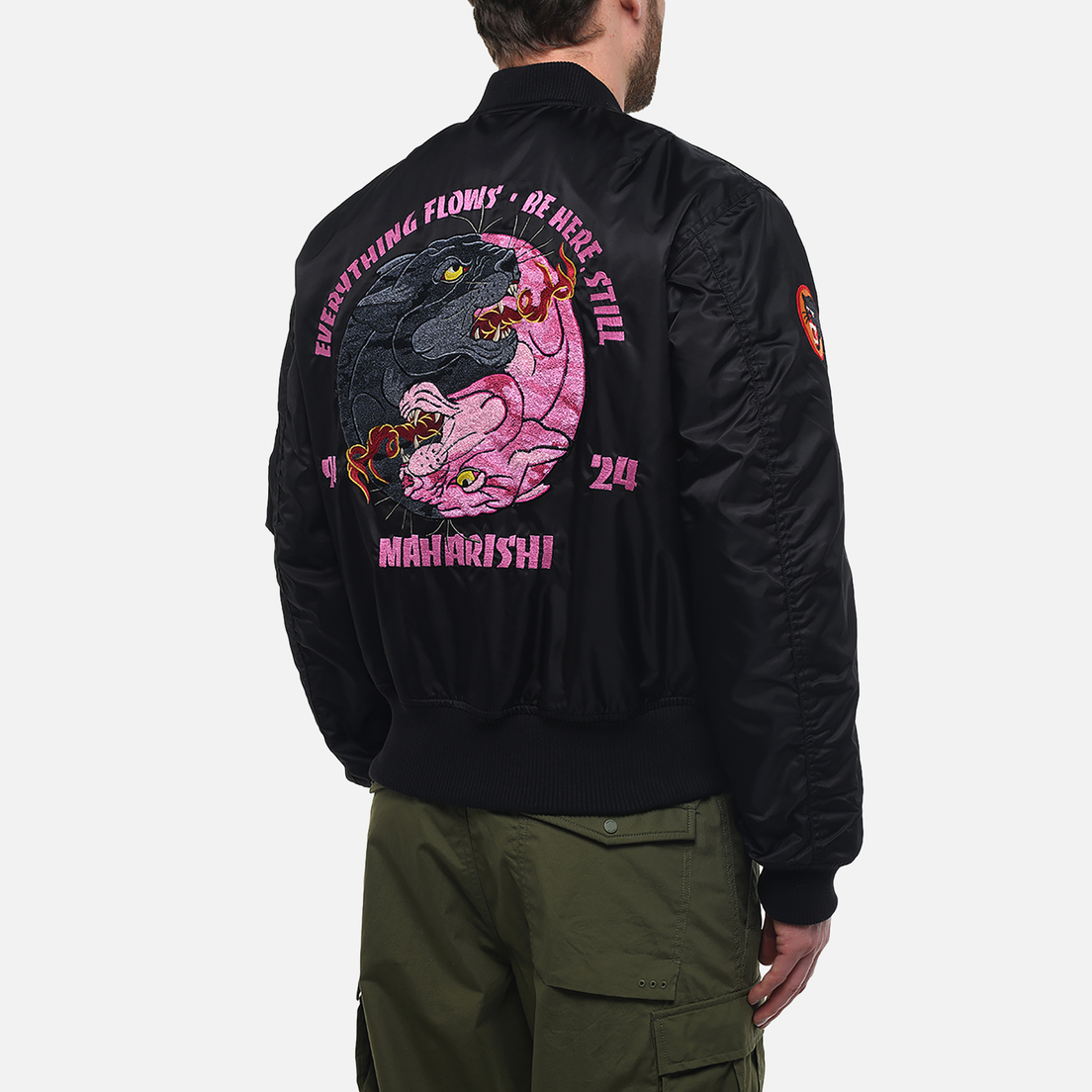 maharishi Мужская куртка бомбер Duality Panther MA1 Flight