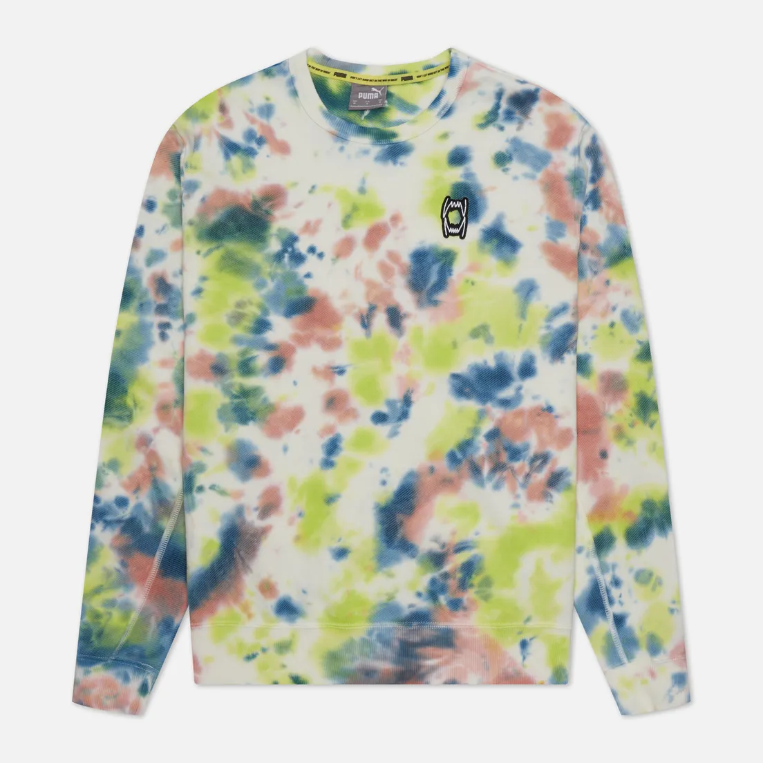 Puma Мужская толстовка Pivot Tie-Dye Crew Neck