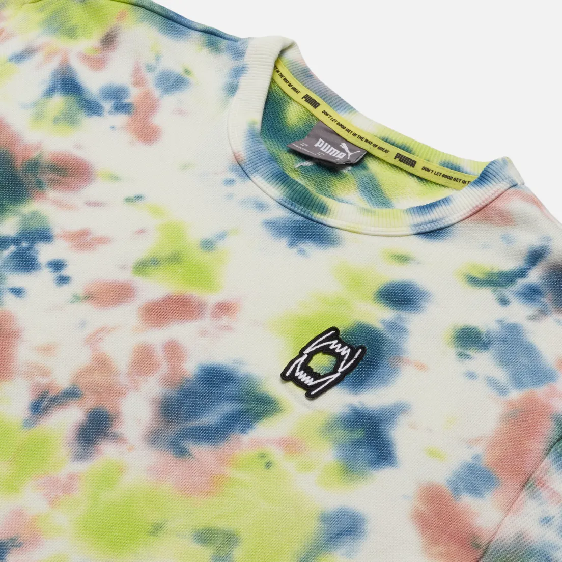 Puma Мужская толстовка Pivot Tie-Dye Crew Neck