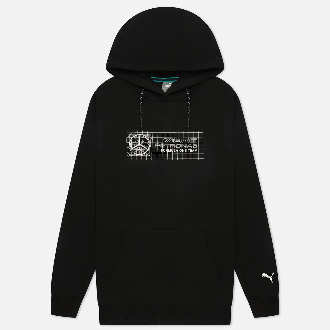 Puma Мужская толстовка x Mercedes F1 Logo+ Hoodie