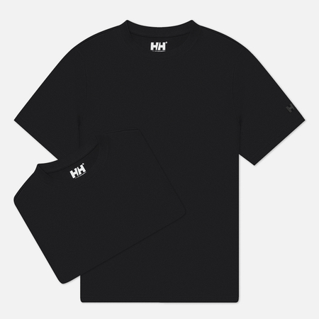 Комплект мужских футболок Helly Hansen 2-Pack HH Cotton, цвет чёрный