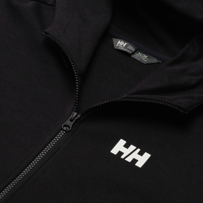 Мужская толстовка Helly Hansen, цвет чёрный, размер XXL 53700-990 Move Sweat Full Zip Hoodie - фото 2