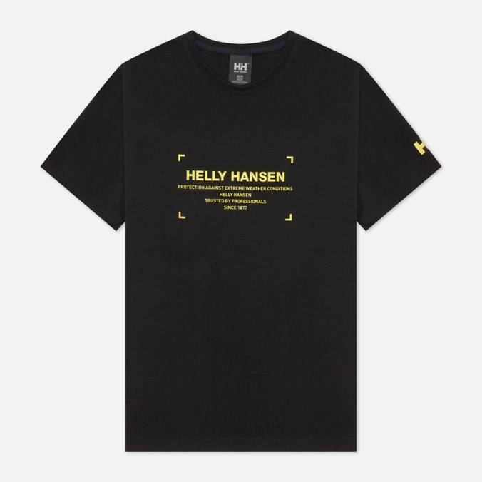 Мужская футболка Helly Hansen черного цвета