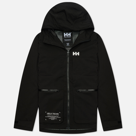  Brandshop Мужская куртка дождевик Helly Hansen Move Hooded Rain, цвет чёрный, размер XL