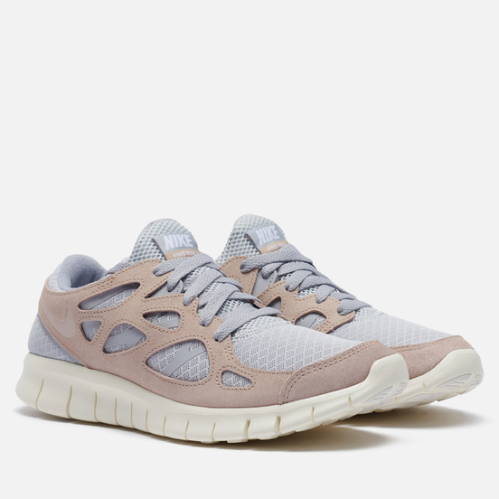 Мужские кроссовки Nike Free Run 2 Pure Platinum/Fossil Stone/Wolf Grey