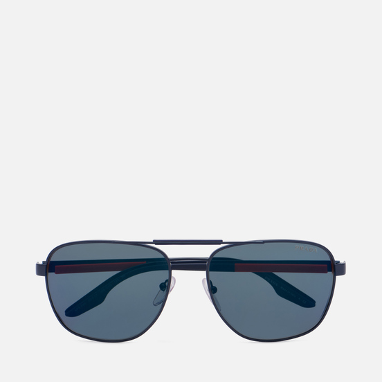 Солнцезащитные очки Prada Linea Rossa 53XS-06S01G-3N Matte Navy/Dark Grey External Ar