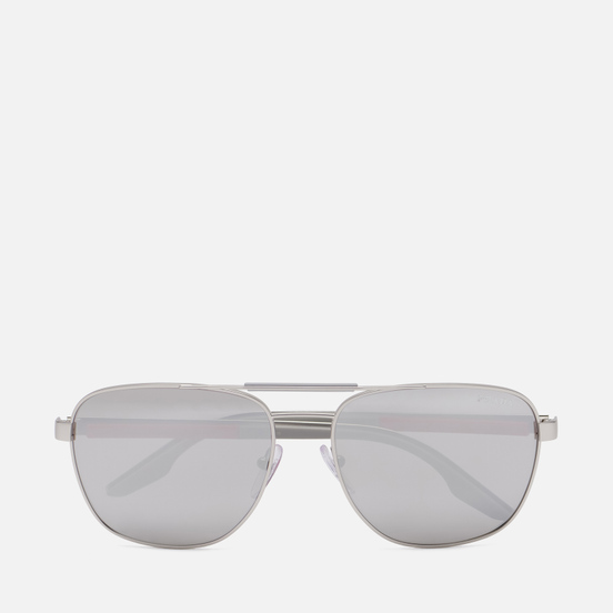 Солнцезащитные очки Prada Linea Rossa 53XS-1AP04L-3N Matte Silver/Light Grey Mirror Silver