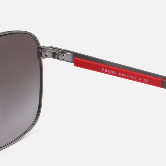 Солнцезащитные очки Prada Linea Rossa 53XS-7CQ02M-2N Matte Gunmetal/Gradient Grey Mirror Silver