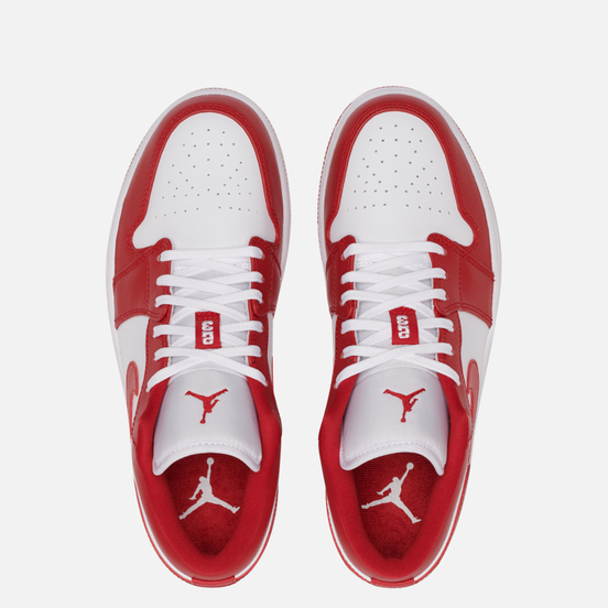 Мужские кроссовки Jordan Air Jordan 1 Low Gym Red/Gym Red/White