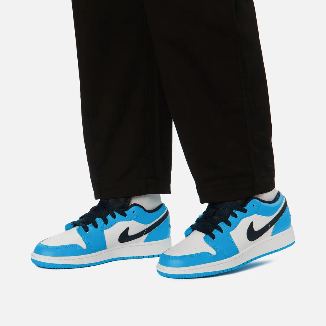 Jordan Подростковые кроссовки Air Jordan 1 Low GS UNC