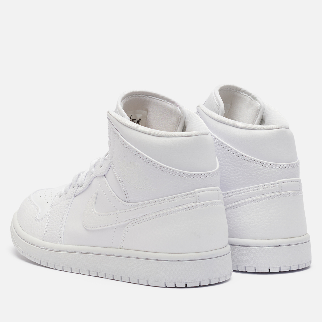 Jordan Мужские кроссовки Air Jordan 1 Mid Triple White 2.0