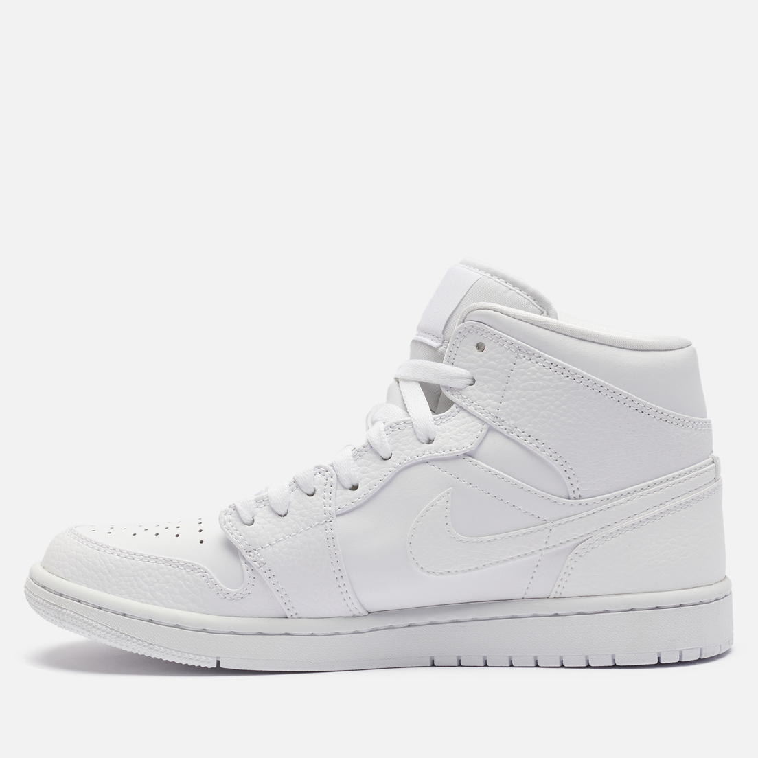 Jordan Мужские кроссовки Air Jordan 1 Mid Triple White 2.0