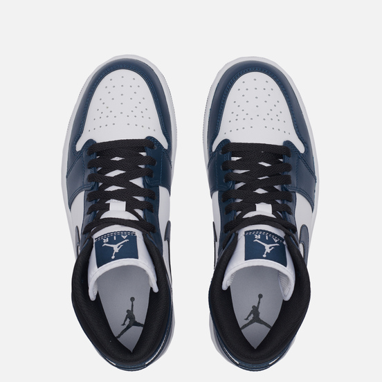 Мужские кроссовки Jordan Air Jordan 1 Mid Armory Navy/White/Black